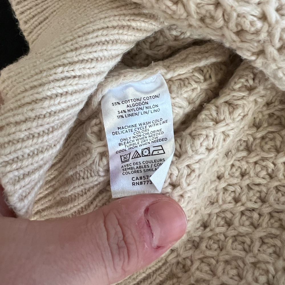 Ann Taylor | Tan Bubble Stitch Cardigan - Picture 7 of 7